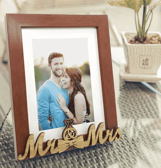 MR and MRS Table Photo Frame